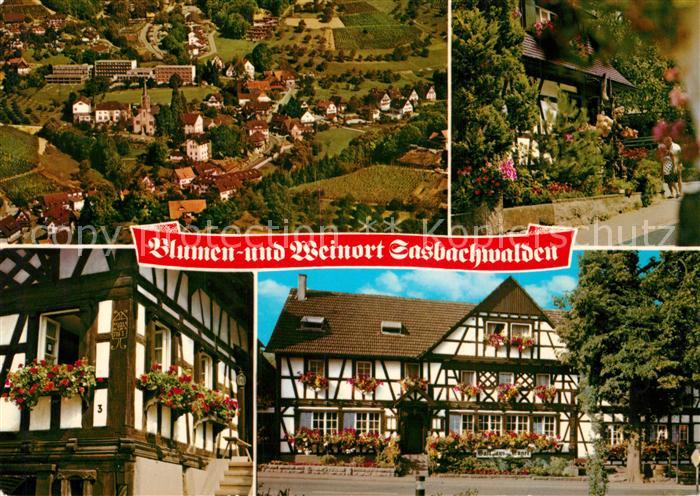 Sasbachwalden Fliegeraufnahme Fachwerkhaeuser