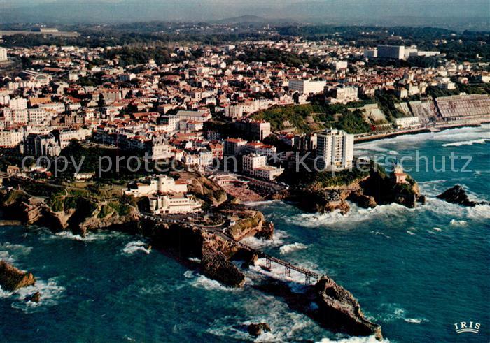 Biarritz Pyrenees Atlantiques Fliegeraufnahme