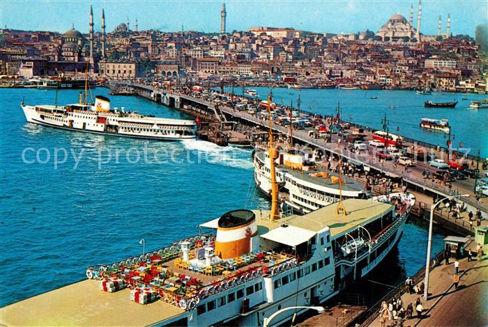 Istanbul Constantinopel Guezellikleri Moschee Galatabruecke