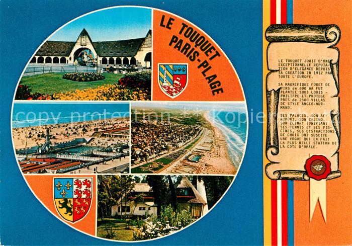 Le Touquet-Paris-Plage strand Swimmingpool Park Chronik