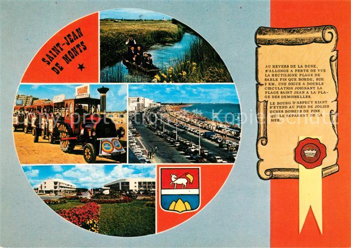 Saint Jean de Monts Parkeisenbahn Uferpromenade Boot Park Chronik