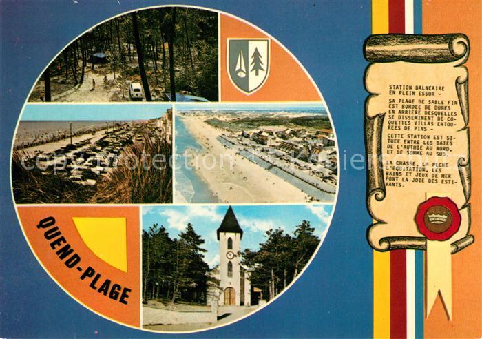 Quend Plage les Pins Strand Camping Kirche Chronik