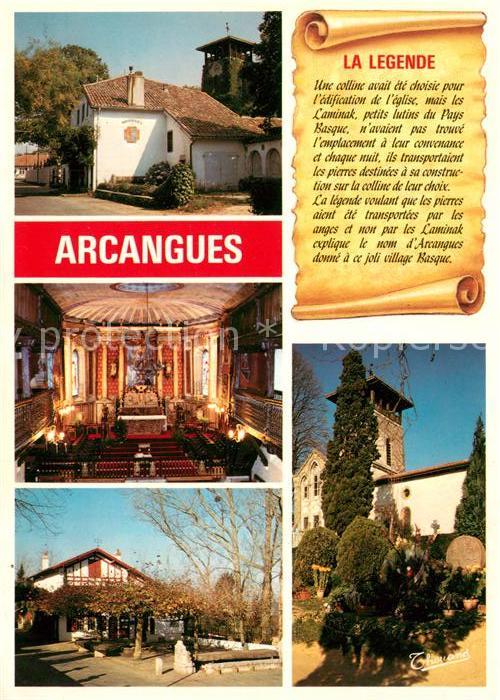 Arcangues Kirche Altarraum Chronik