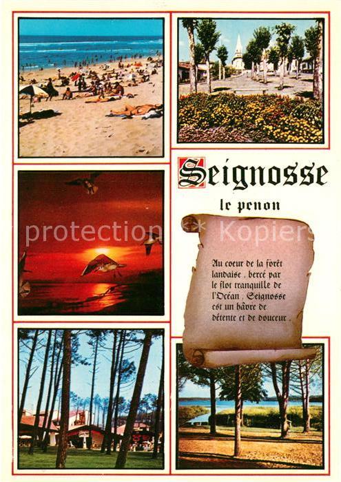 Seignosse Le Penon Strand Park Place de l Eglise L etang Blanc Chronik