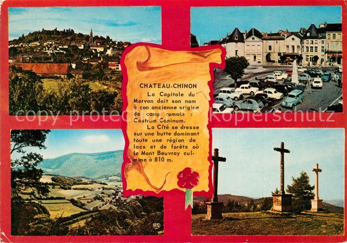 Chateau-Chinon Ville Stadtansichten Panorama Chronik