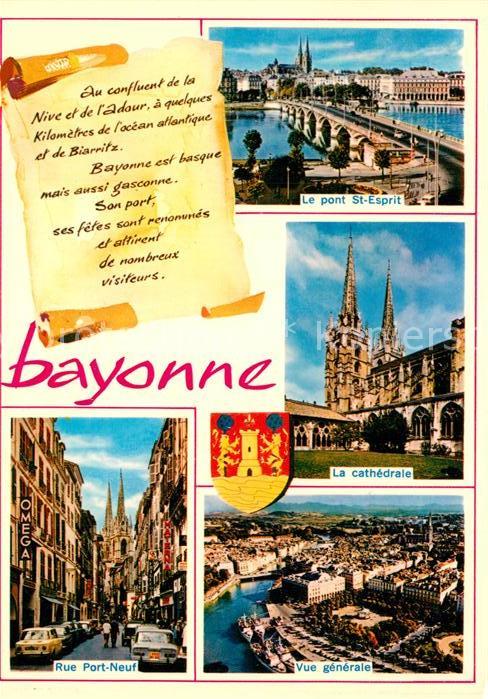 Bayonne 64 Pont Saint Esprit Cathedrale Rue Port N