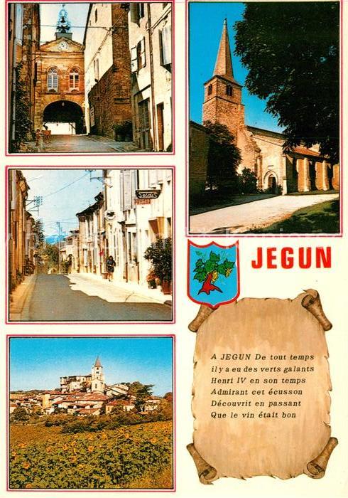 Jegun La Mairie Eglise Rue centrale Lavardens Chronik