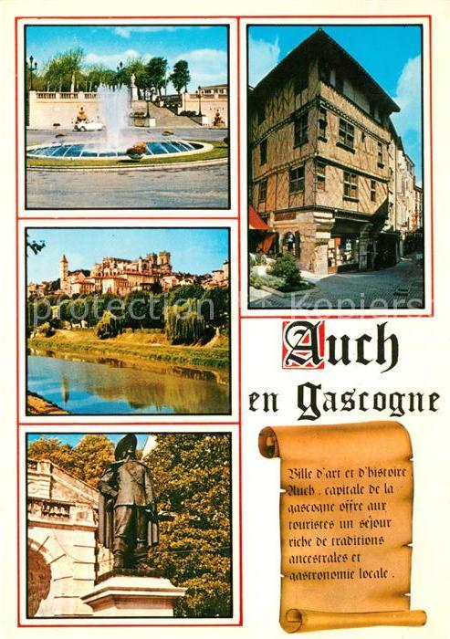 Auch Gers Basilique D Artagnan Brunnen