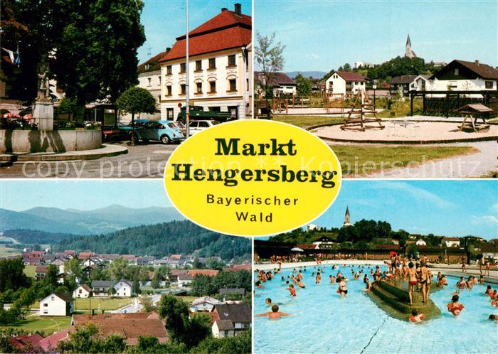Hengersberg Freibad Spielplatz Brunnen Panorama