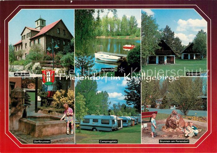 Frielendorf Alte Schule Silbersee Feriendorf Dorfbrunnen Campingplatz Brunnen