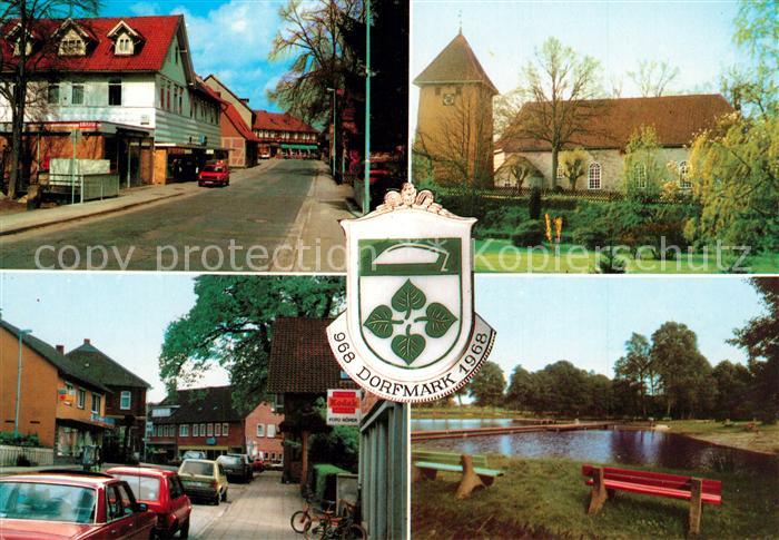 Dorfmark Hauptstrasse Evangelische Kirche Badeanstalt