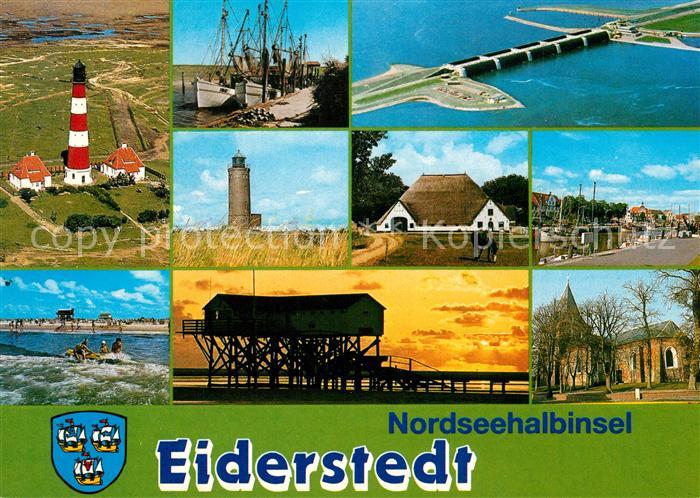 Eiderstedt Leuchtturm Segelboote Seebruecke
