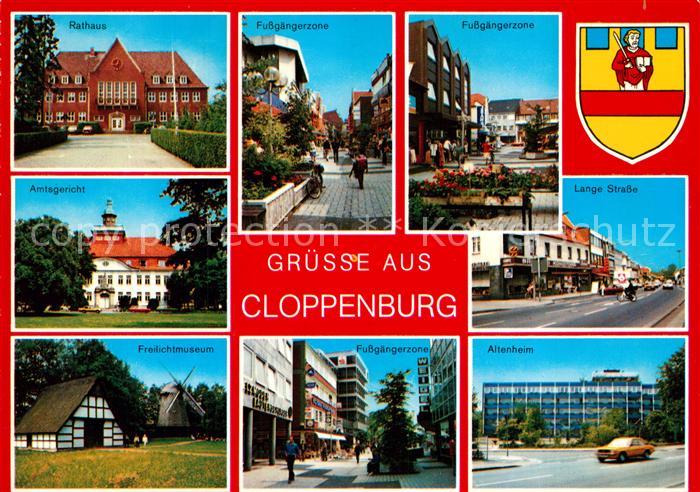 Cloppenburg Rathaus Amtsgericht Freilichtmuseum Lange Strasse Altenheim