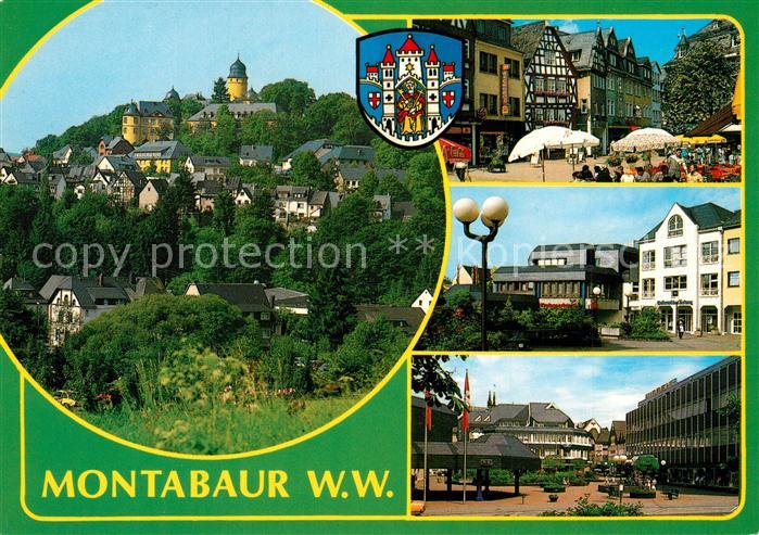 Montabaur Westerwald Schloss Marktplatz