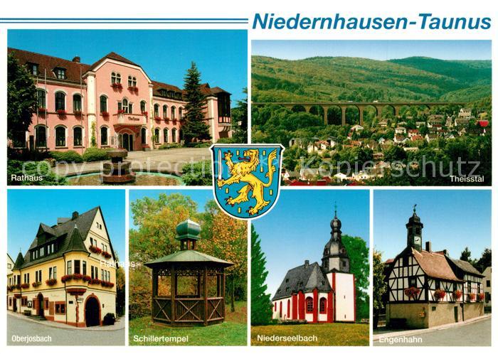 Niedernhausen Taunus Rathaus Theisstal Oberjosbach Schillertempel