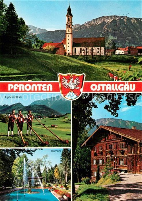 Pfronten Ostallgaeu Bayern Kirche Ahornblaeser Kurpark