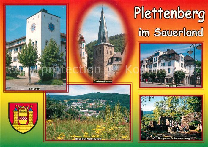 Plettenberg Rathaus Christuskirche Maiplatz Burgruine