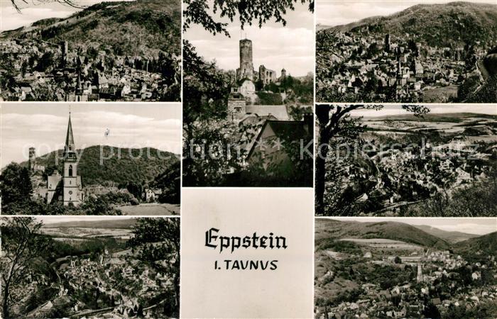 Eppstein Taunus Panorama Kirche Ruine