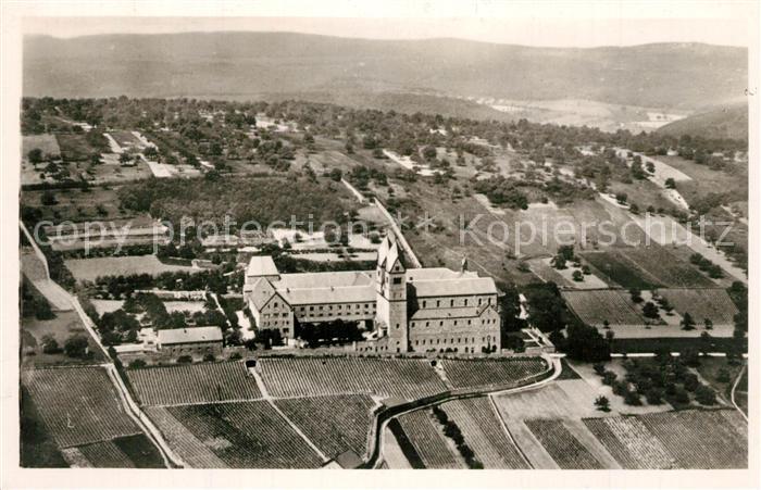 Ruedesheim Rhein Abtei St Hildegard Fliegeraufnahme