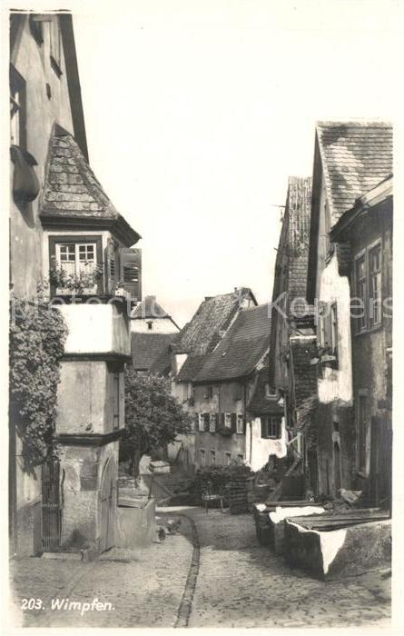 Wimpfen Dorfgasse