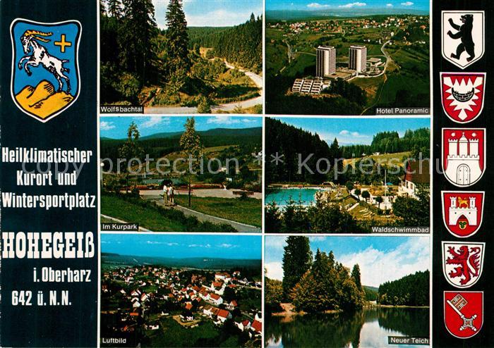 Hohegeiss Harz Wolfsbachtal Hotel Panoramic Kurpark Waldschwimmbad Fliegeraufnah