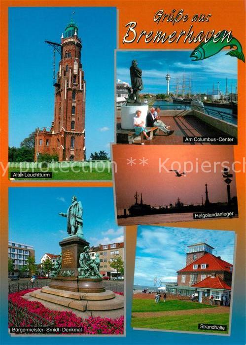 Bremerhaven Alter Leuchtturm Columbus Center Helgolandanleger Strandhalle
