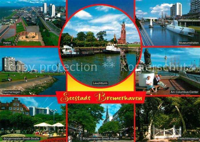 Bremerhaven Hafen Leuchtturm Museumhafen Columbus Center Buergermeister Smidt St