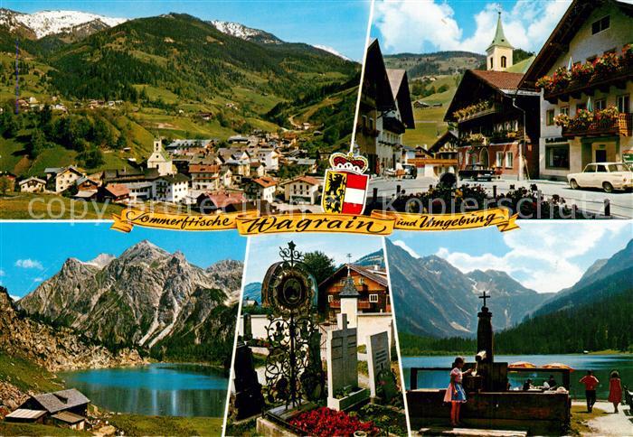 Wagrain Salzburg mit Kirchboden und Marktplatz Tappenkarsee Mohr Grab Jaegersee