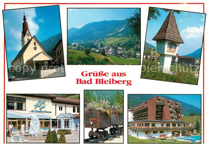 Bad Bleiberg Kirche Bildstock Thermalbad Hotels Erzloren