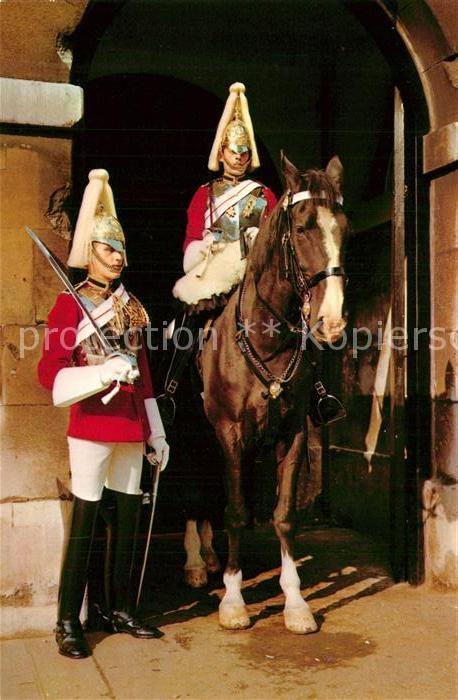 London Mounted and Dismounted Sentries of Lifeguard Whitehall