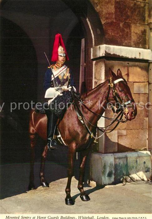 London Mounted Sentry at Horse Lifeguard Whitehall