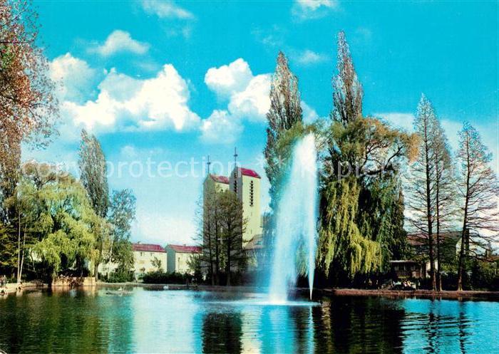 Offenbach Main Josefskirche Fontaene