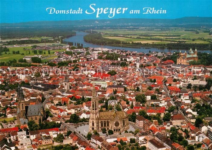 Speyer Rhein Fliegeraufnahme