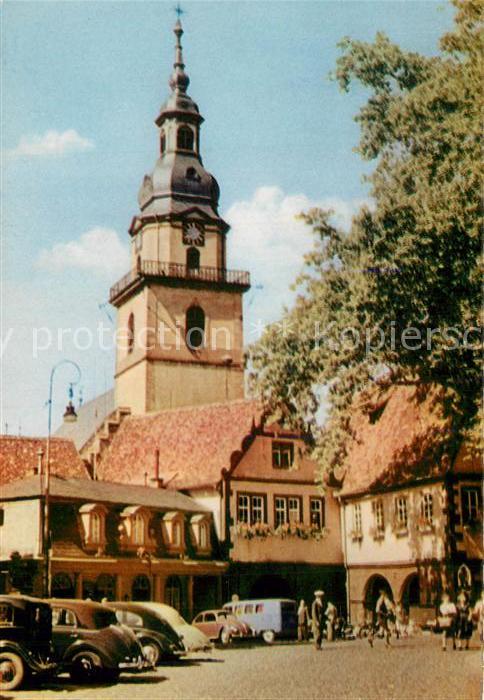 Erbach Odenwald Rathaus und Kirche