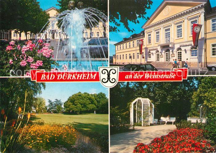 Bad Duerkheim Springbrunnen Kurpark Park
