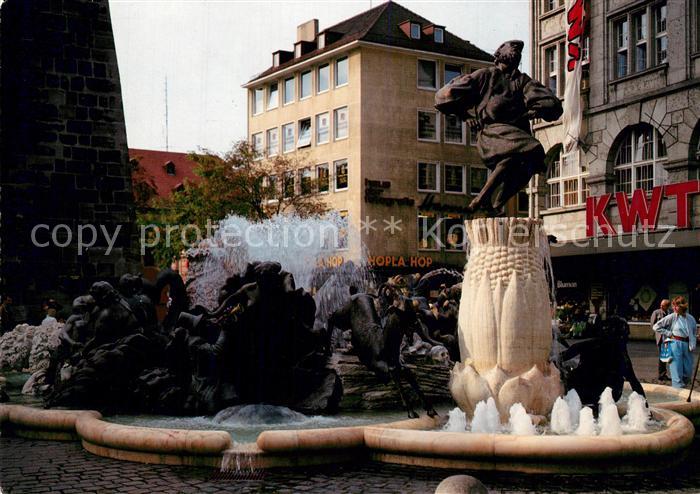 Nuernberg Ehe Karussell Brunnen