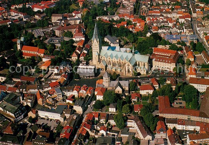 Paderborn Fliegeraufnahme mit Dom