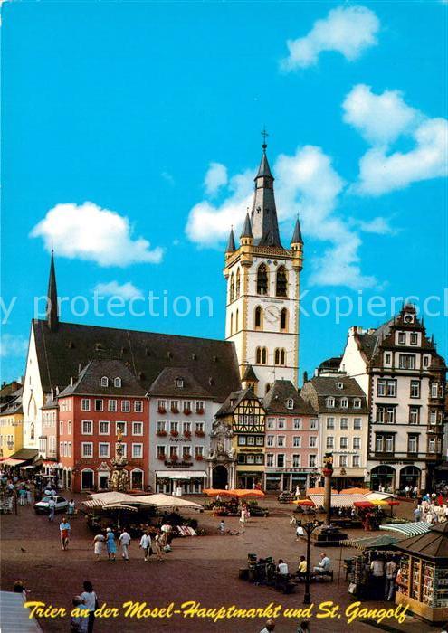 Trier Hauptmarkt und St Gangolf
