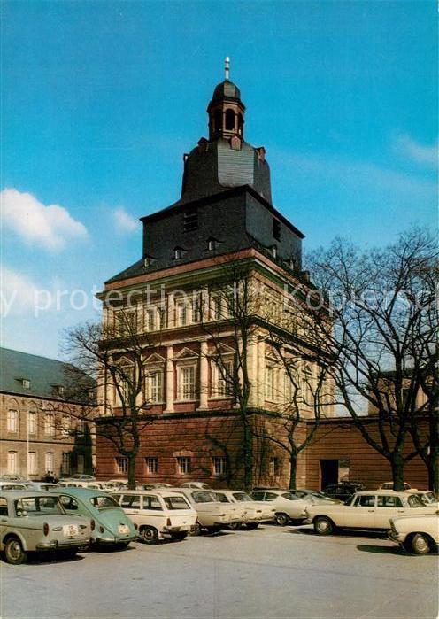 Trier Der Rote Turm Glockenturm der Ev Basilika