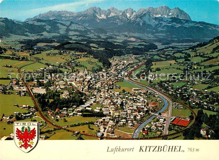 Kitzbuehel Tirol Fliegeraufnahme
