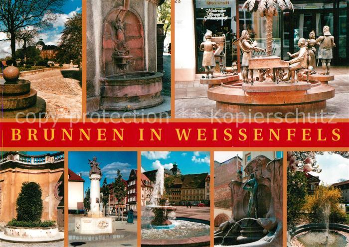 Weissenfels Saale Georgenbergbrunnen Schlossbrunnen Maerchenbrunnen Marktbrunnen