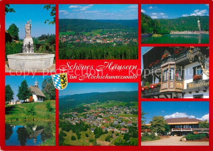 Haeusern Schwarzwald Brunnen Panorama Kapelle Fliegeraufnahme Adlerwirtshaus