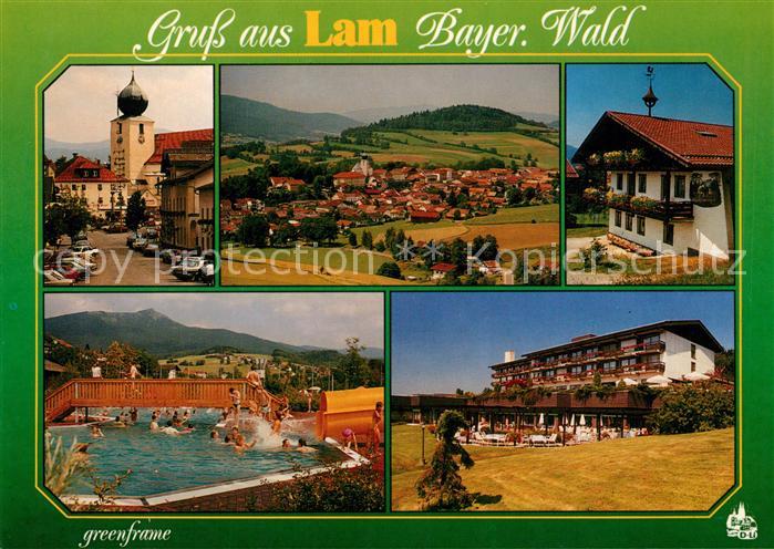 Lam Oberpfalz Marktplatz Panorama Schwimmbad Hotelc