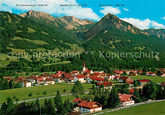 Fischen Allgaeu Entschenkopf Nebelhorn Rubihorn