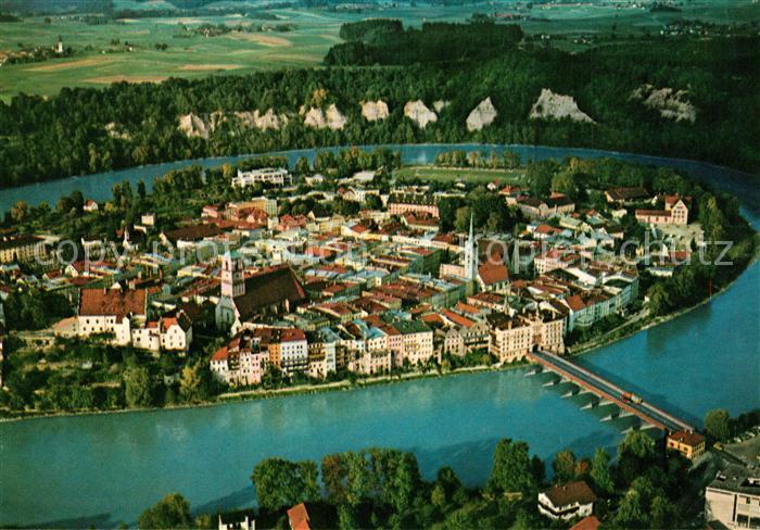 Wasserburg Inn Fliegeraufnahme