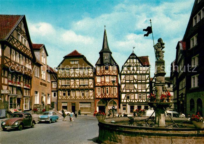 Fritzlar Marktplatz Rolandsbrunnen