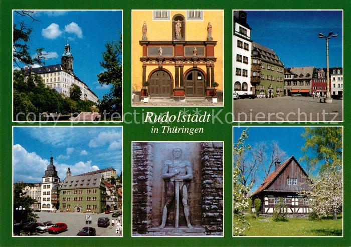 Rudolstadt Heidecksburg Marktplatz Rathaus