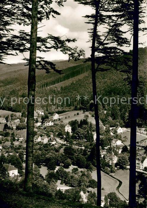 Herrenalb Bad Herrenalb Blick vom Bottenberg