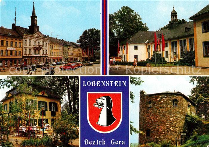 Lobenstein Bad Markt Alter Turm Kreiskrankenhaus
