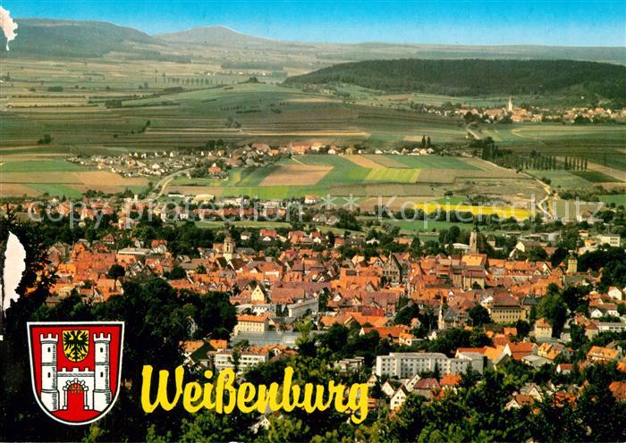 Weissenburg Bayern Blick von der Wuelzburg